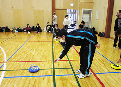 ニュースポーツ体験会教室の様子