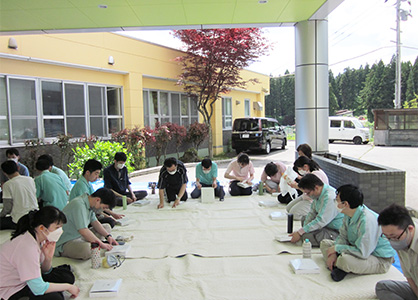 自治会お食事会の様子